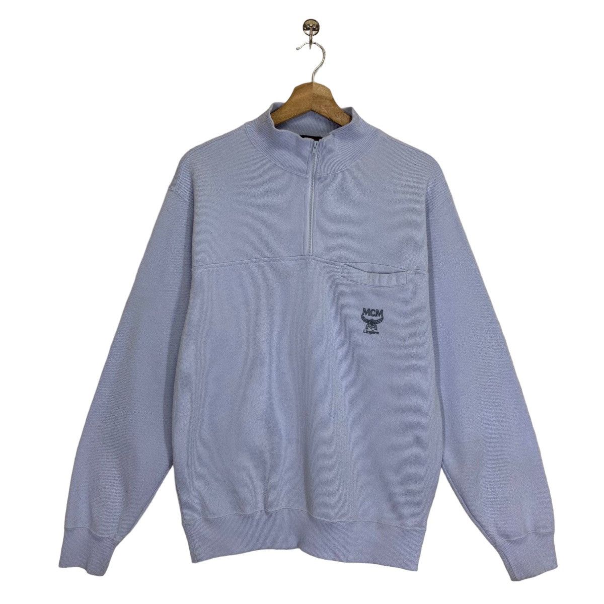 MCM Vintage 90’s MCM Small Logo Crewneck Sweatshirt Size M Size US M / EU 48-50 / 2 - 1 Thumbnail