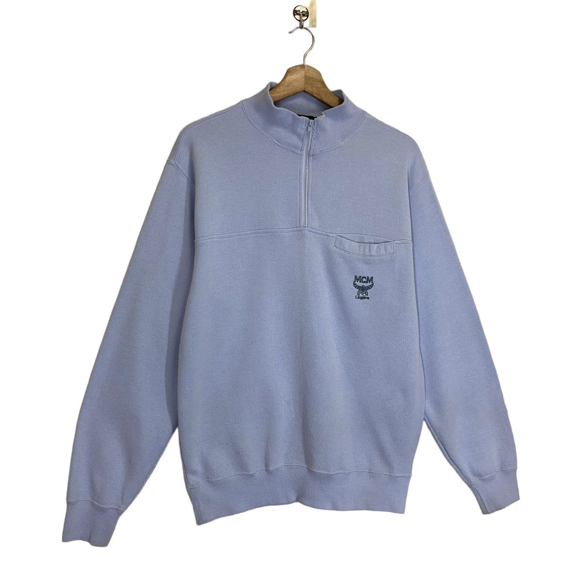 MCM Vintage 90’s MCM Small Logo Crewneck Sweatshirt Size M Size US M / EU 48-50 / 2 - 2 Thumbnail