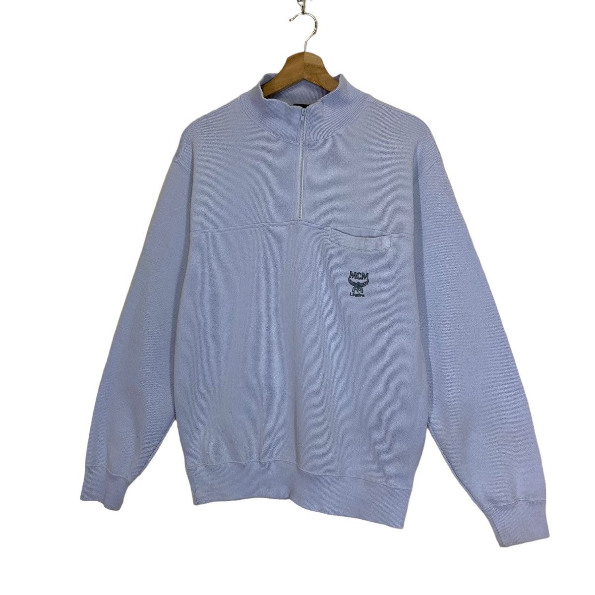 MCM Vintage 90’s MCM Small Logo Crewneck Sweatshirt Size M Size US M / EU 48-50 / 2 - 3 Thumbnail