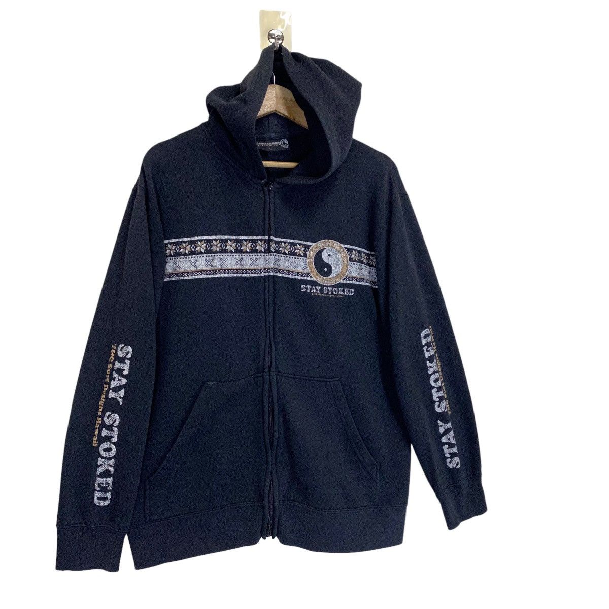 Japanese Brand × Quiksilver Vintage TnC Hawaii Surf Design Big Logo Zipper Hoodies Size US M / EU 48-50 / 2 - 2 Thumbnail