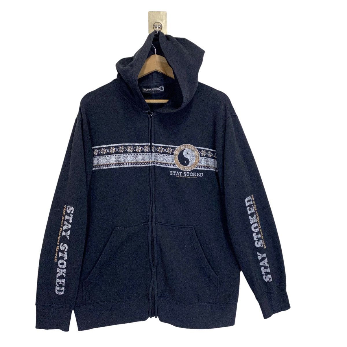Japanese Brand × Quiksilver Vintage TnC Hawaii Surf Design Big Logo Zipper Hoodies Size US M / EU 48-50 / 2 - 1 Thumbnail