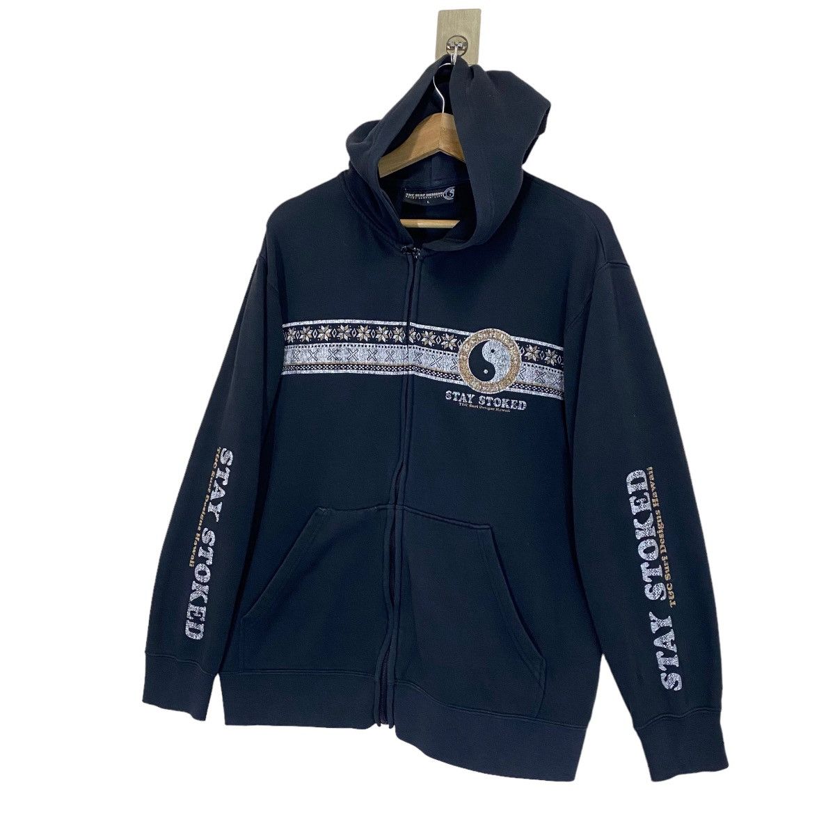 Japanese Brand × Quiksilver Vintage TnC Hawaii Surf Design Big Logo Zipper Hoodies Size US M / EU 48-50 / 2 - 3 Thumbnail