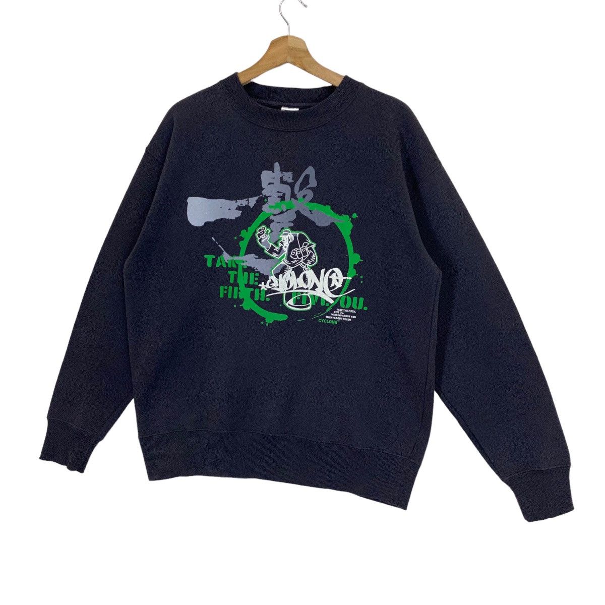 Deluxeware × Japanese Brand Vintage Oblo Design Big Logo Crewneck Sweatshirt Size M Size US M / EU 48-50 / 2 - 3 Thumbnail