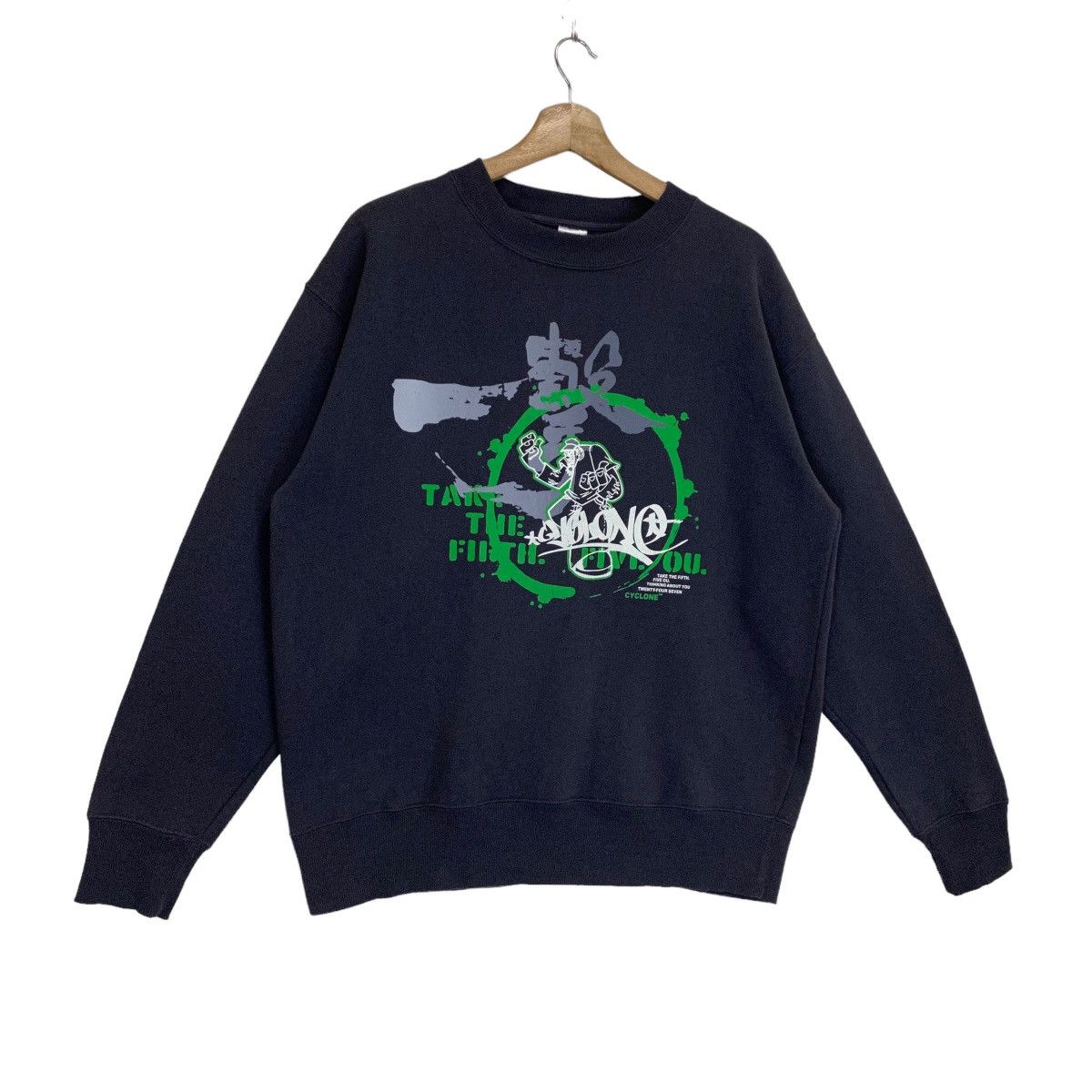Deluxeware × Japanese Brand Vintage Oblo Design Big Logo Crewneck Sweatshirt Size M Size US M / EU 48-50 / 2 - 2 Thumbnail