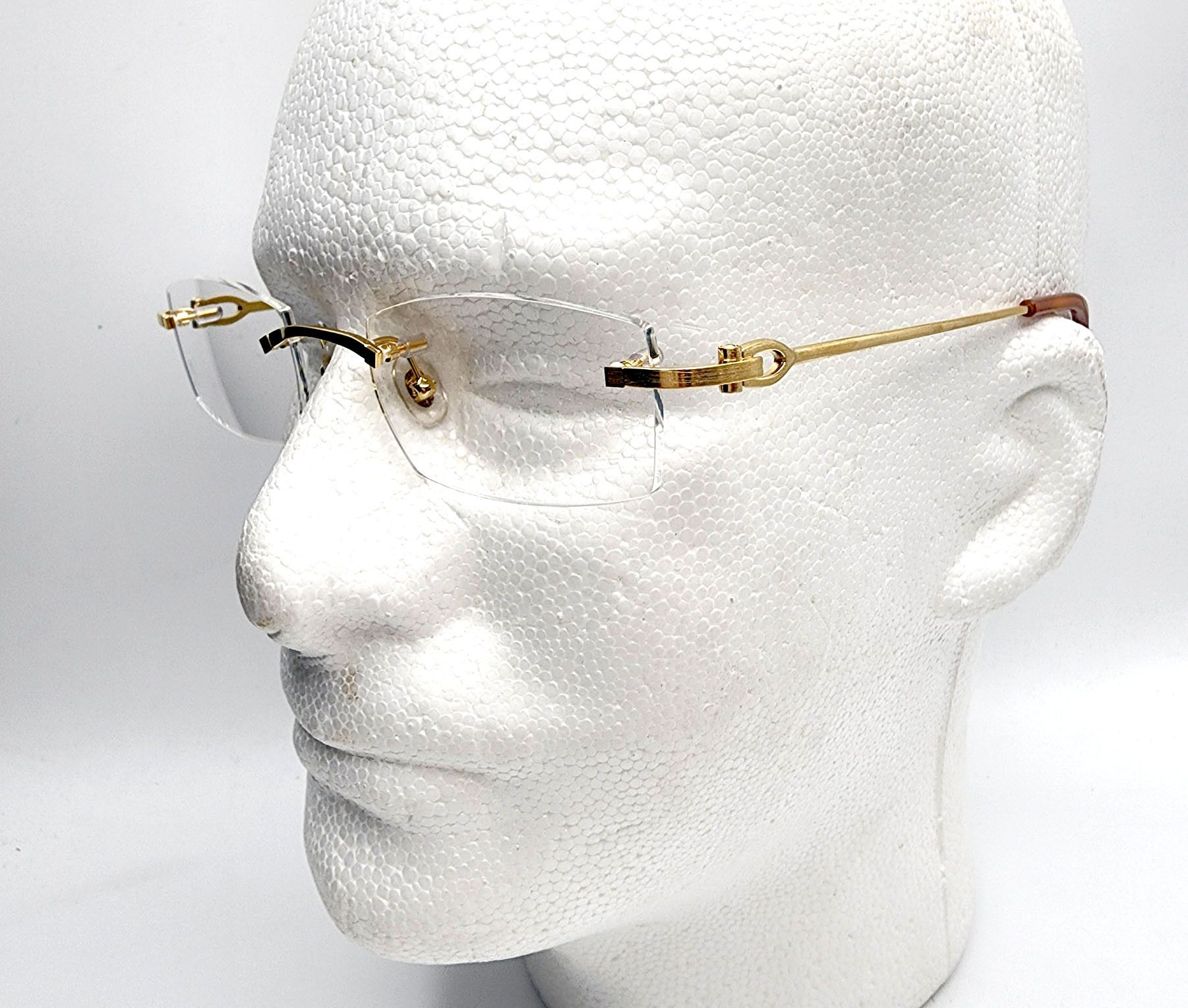 NEW! Authentic Cartier Bolon Gold Glasses