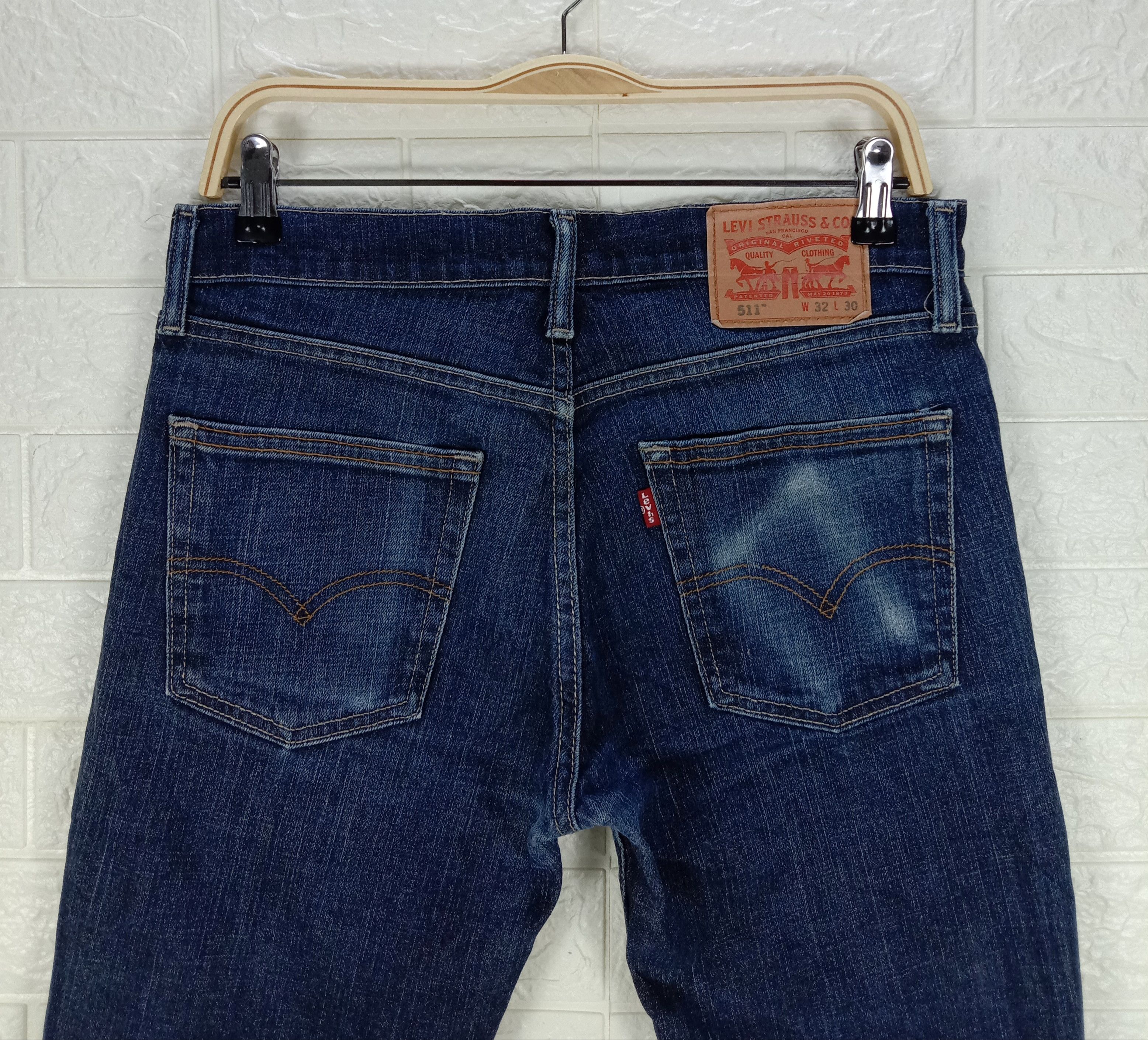 Levi's Vintage Levi's 511 Slim Jeans Earth Tone Denim Size US 32 / EU 48 - 6 Thumbnail