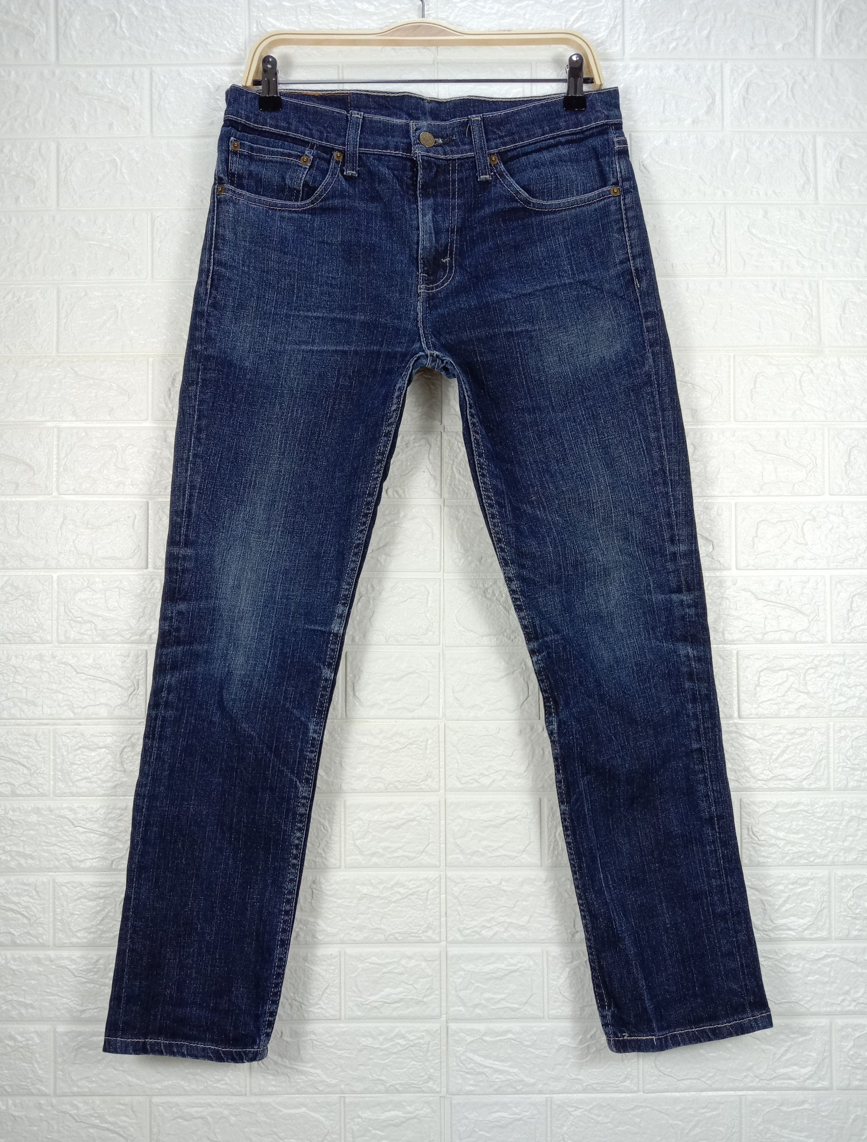 image of Levis x Levis Vintage Clothing Vintage Levi's 511 Slim Jeans Earth Tone Denim in Blue (Size 32)