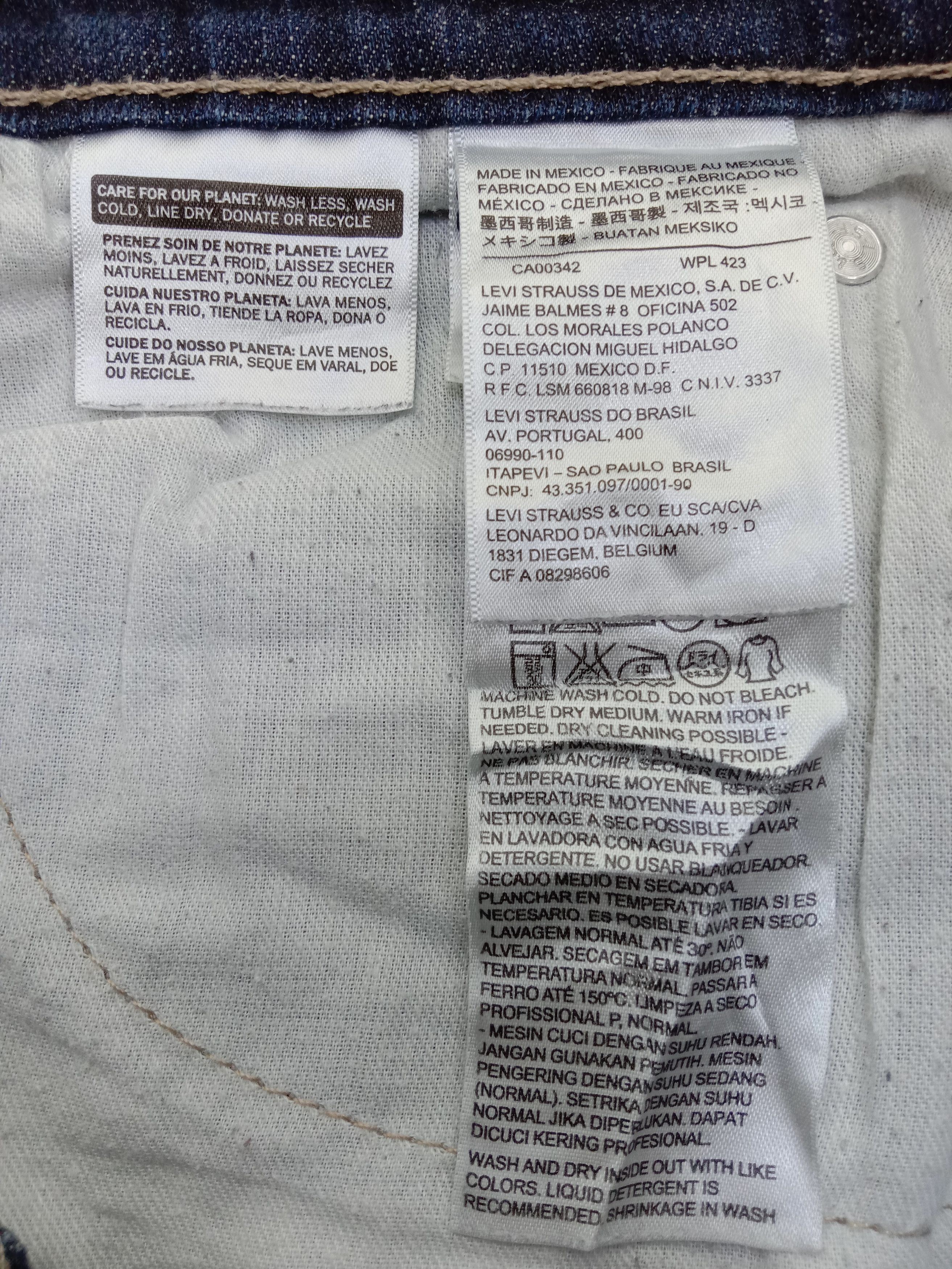 Levi's Vintage Levi's 511 Slim Jeans Earth Tone Denim Size US 32 / EU 48 - 16 Thumbnail