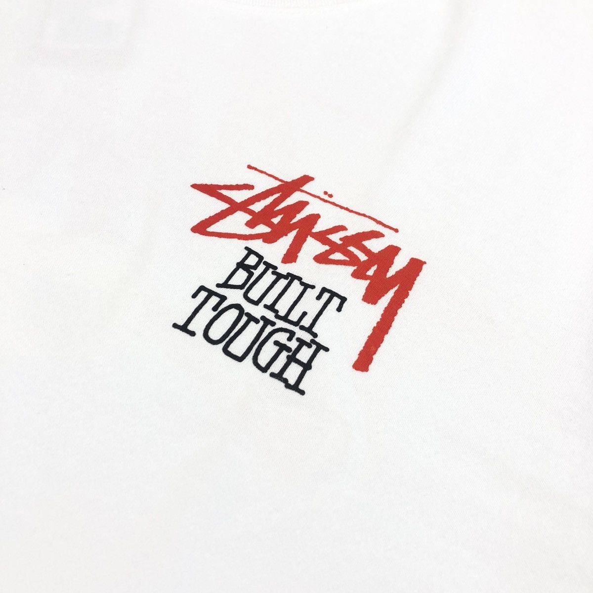 Stussy × Vintage Stussy Built Tough Tee Size US L / EU 52-54 / 3 - 4 Thumbnail