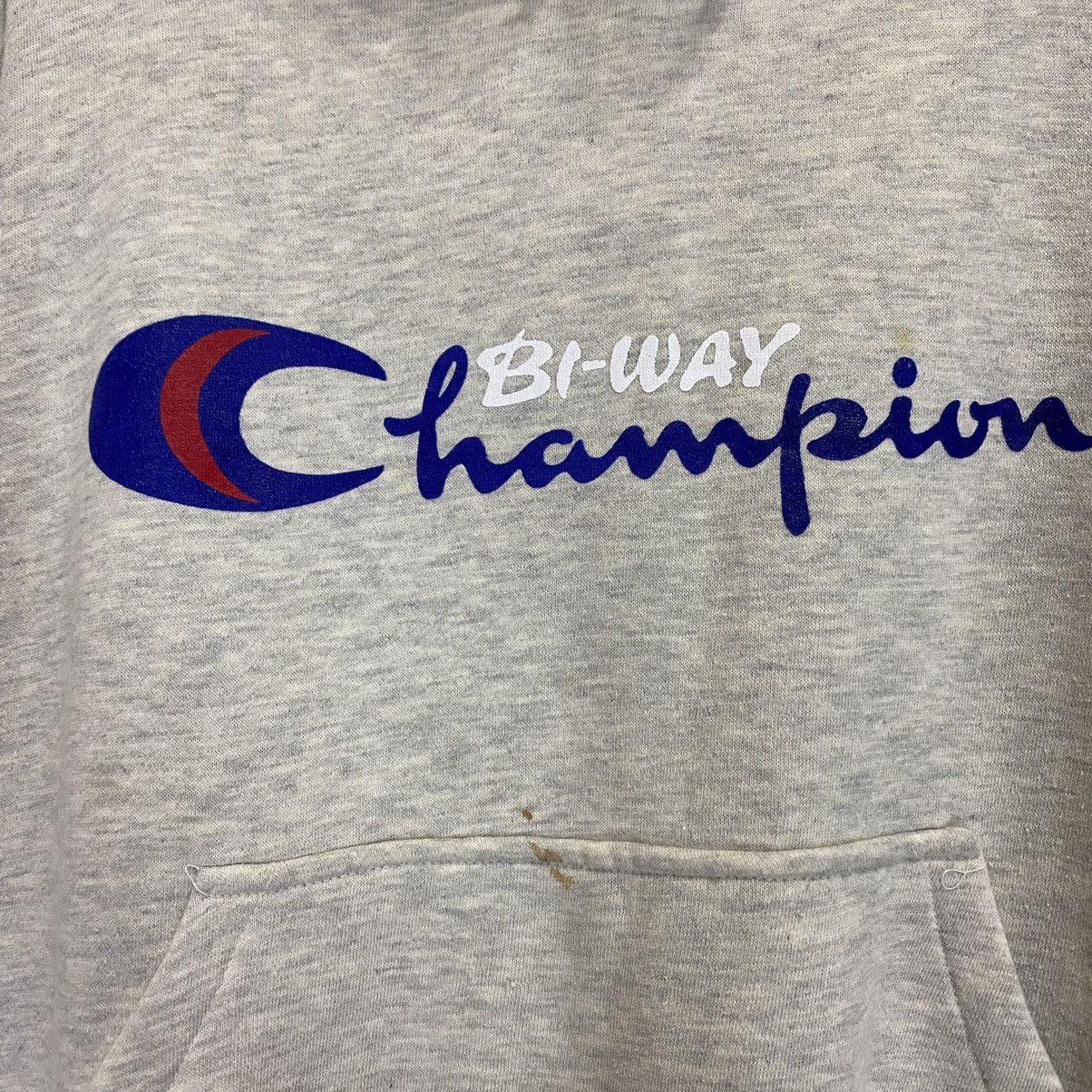 Champion × Vintage Champion Bi Way Big Logo Crewneck Hoodie Size S Size US S / EU 44-46 / 1 - 5 Thumbnail