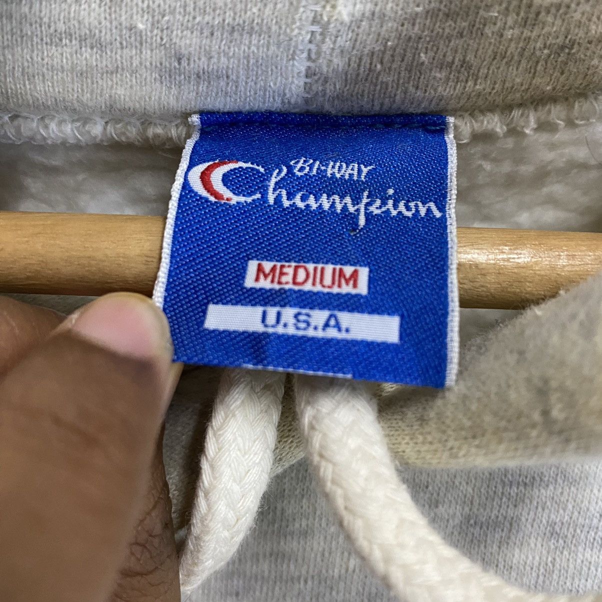 Champion × Vintage Champion Bi Way Big Logo Crewneck Hoodie Size S Size US S / EU 44-46 / 1 - 8 Thumbnail