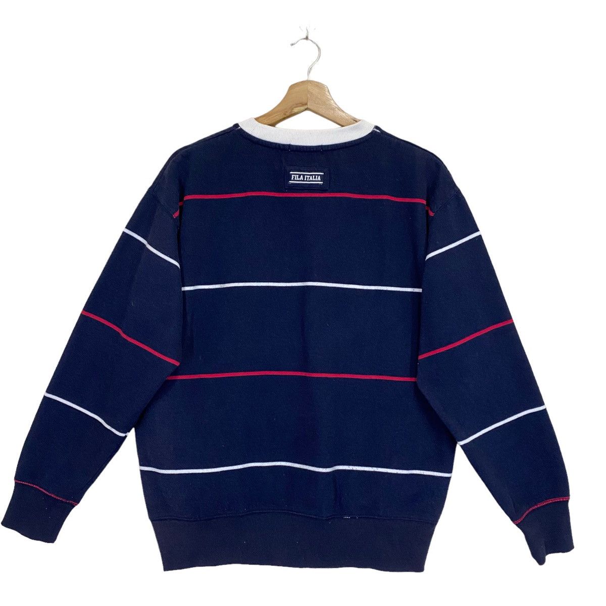 Fila × Vintage Vintage 90s Fila Small Logo Crewneck Sweathirt Size M Size US M / EU 48-50 / 2 - 7 Thumbnail