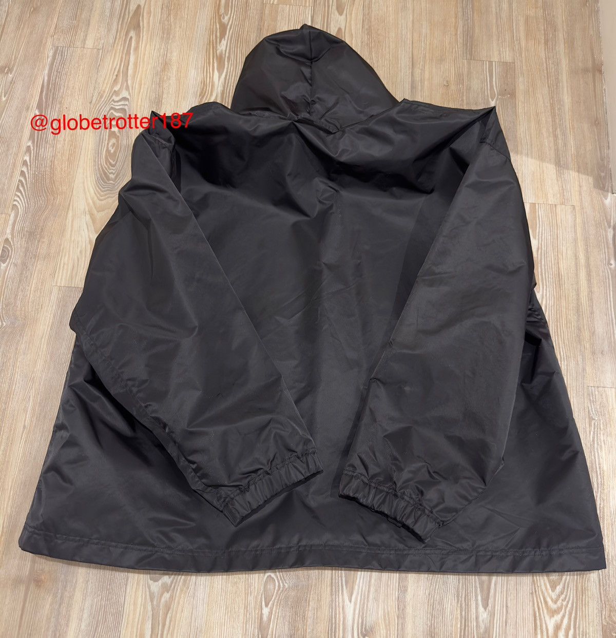 Balenciaga Balenciaga Pull Over Jacket Nylon Bomber Black Size 2 Size US XXL / EU 58 / 5 - 8 Thumbnail
