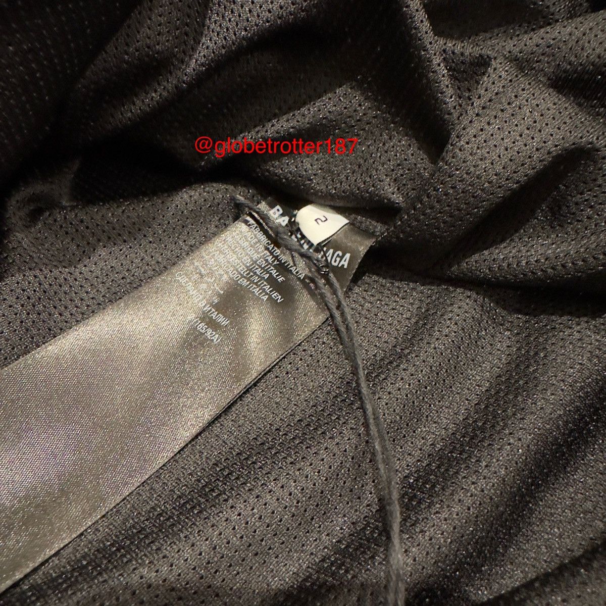 Balenciaga Balenciaga Pull Over Jacket Nylon Bomber Black Size 2 Size US XXL / EU 58 / 5 - 5 Thumbnail