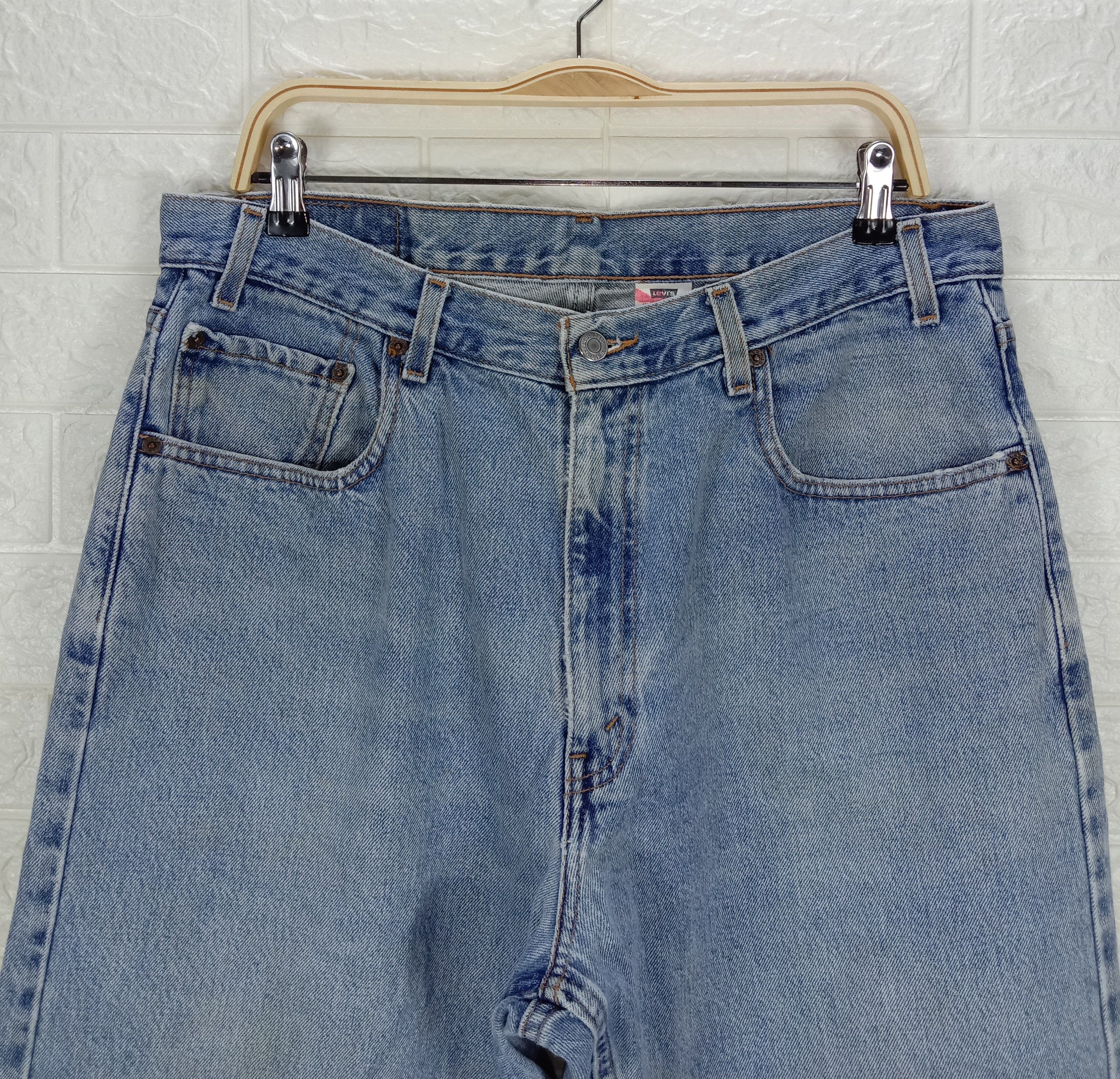 Levi's Vintage Levi's 569 Jeans Stone Wash Loose Straight Fit Denim Size US 35 - 2 Thumbnail