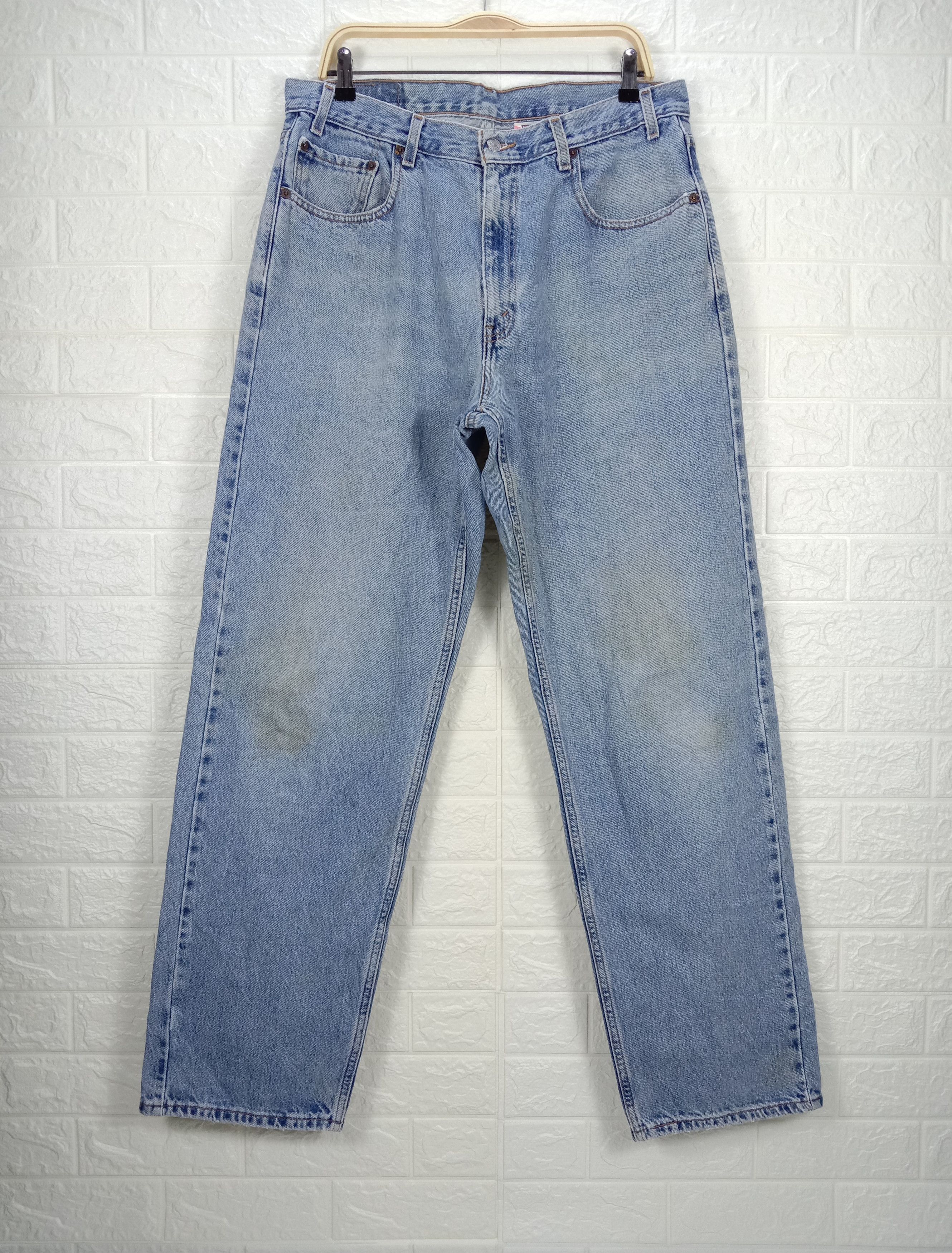 image of Levis x Levis Vintage Clothing Vintage Levi's 569 Jeans Stone Wash Loose Straight Fit Denim in Blue