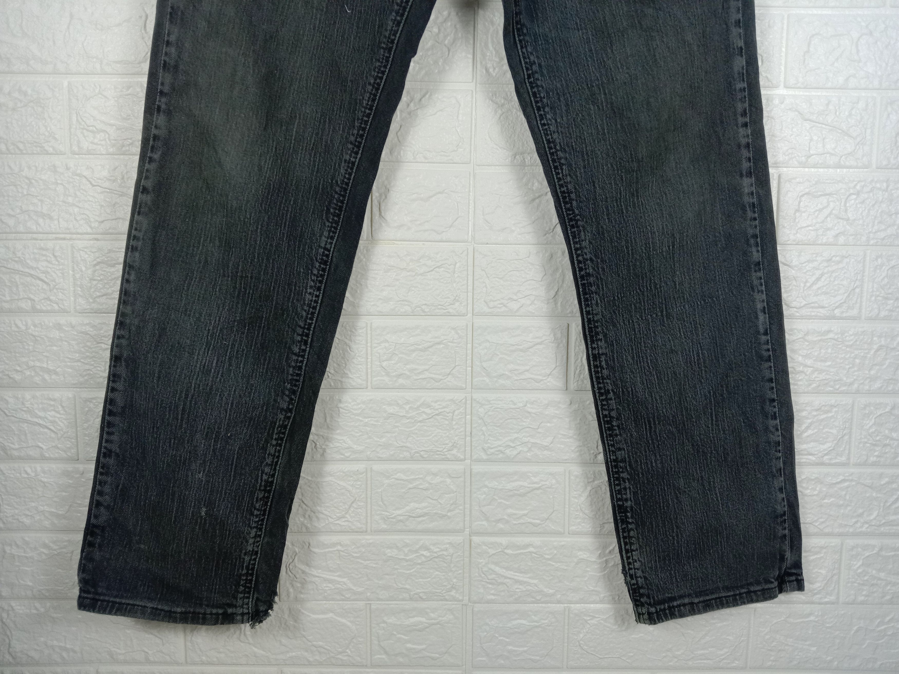 Levi's Vintage Levi's 511 Slim Jeans Faded Black Denim Size US 32 / EU 48 - 4 Thumbnail