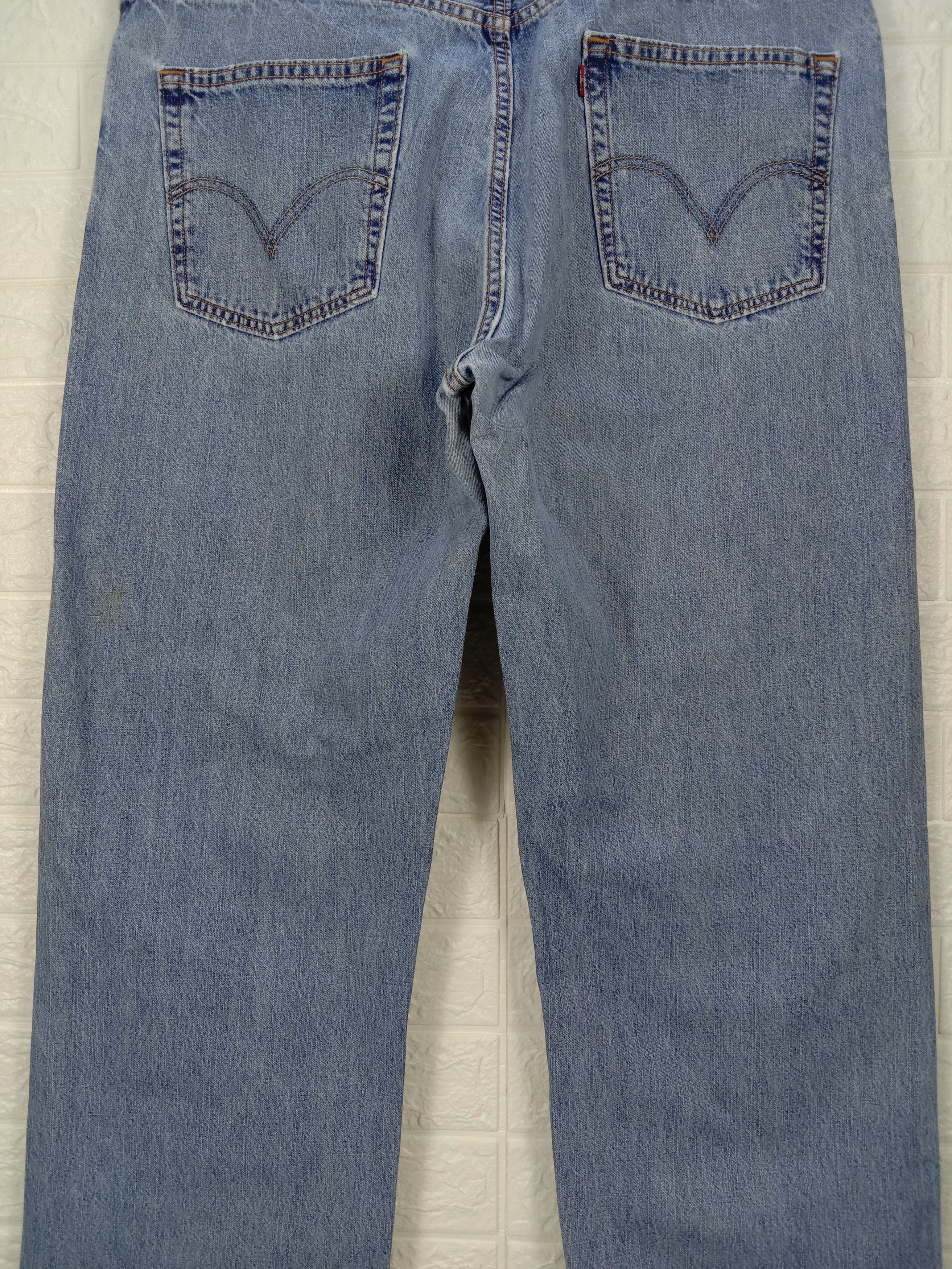 Levi's Vintage Levi's 569 Light Wash Jeans Loose Straight Denim Size US 38 / EU 54 - 7 Thumbnail