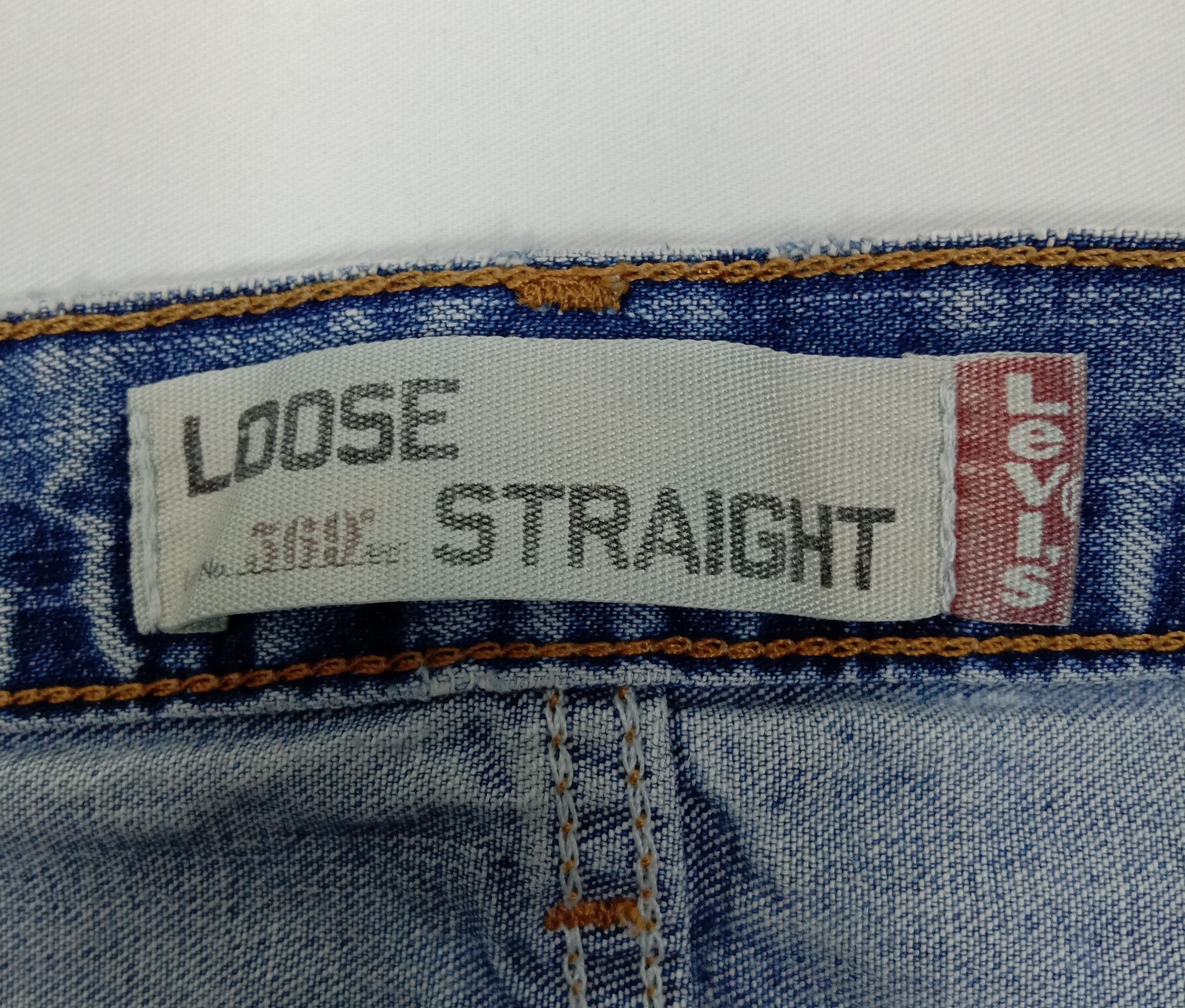 Levi's Vintage Levi's 569 Light Wash Jeans Loose Straight Denim Size US 38 / EU 54 - 14 Thumbnail