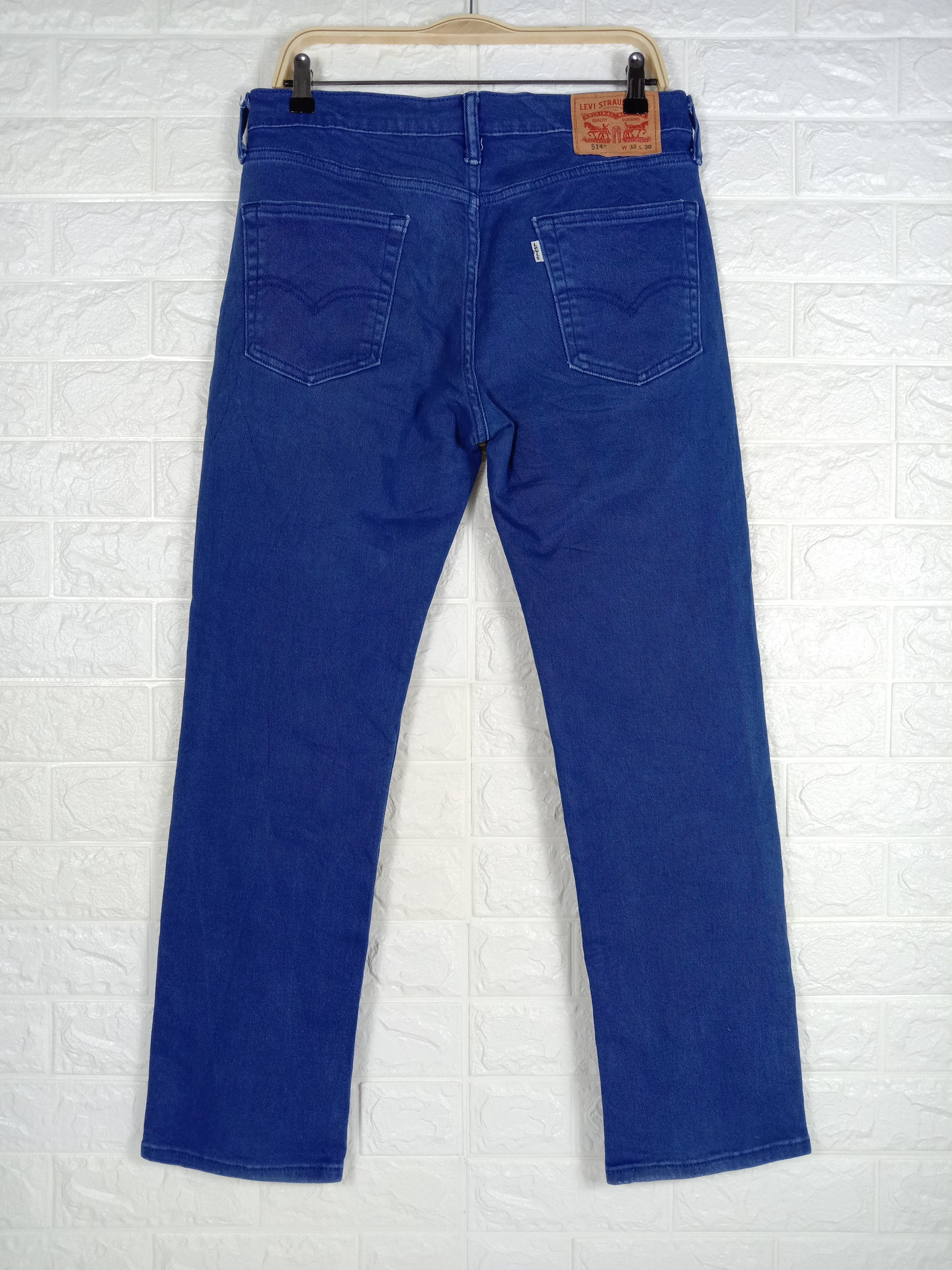 Levi's Vintage Levi's 514 Jeans Straight Fit Navy Blue Denim Size US 32 / EU 48 - 5 Thumbnail