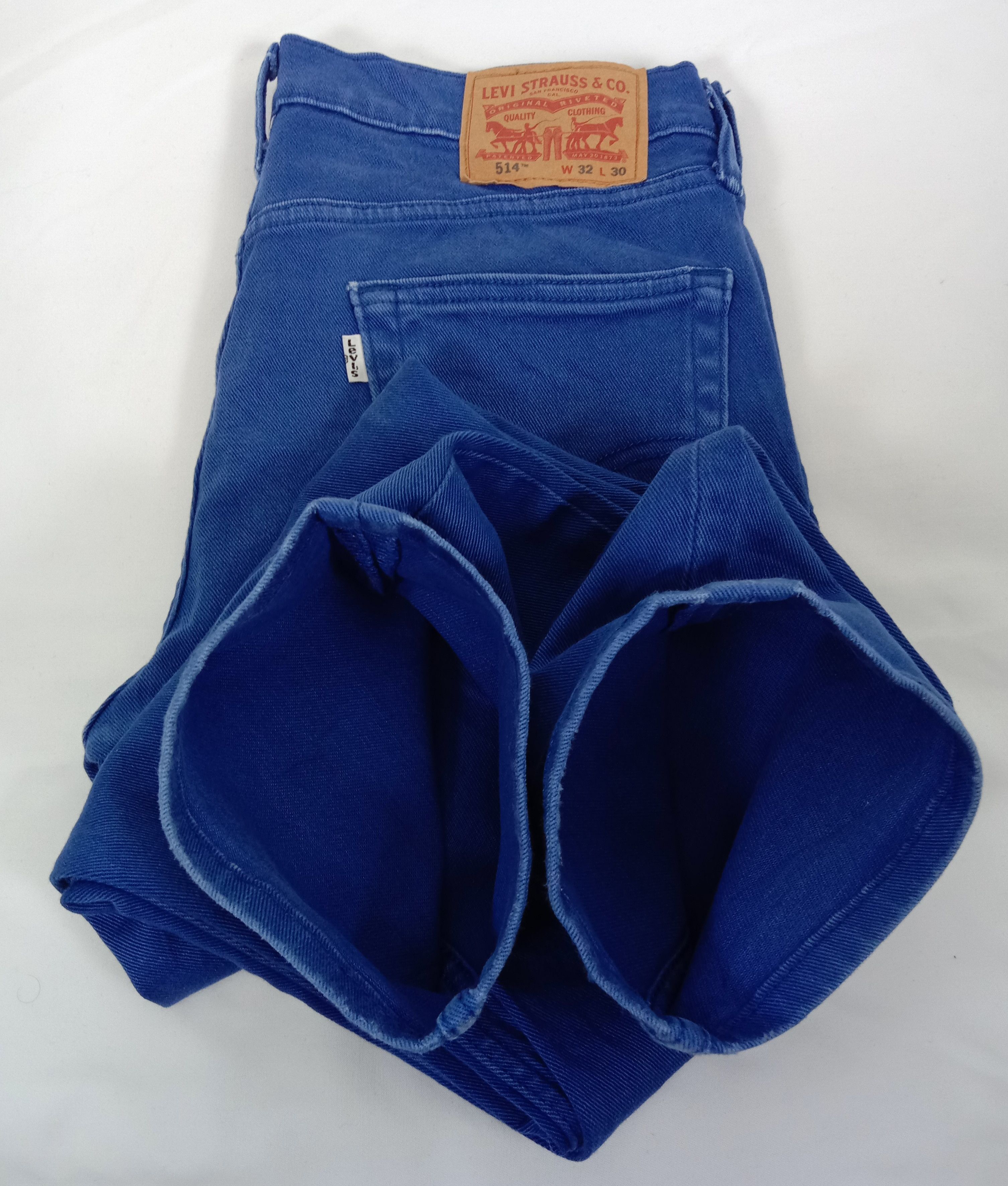 Levi's Vintage Levi's 514 Jeans Straight Fit Navy Blue Denim Size US 32 / EU 48 - 16 Thumbnail