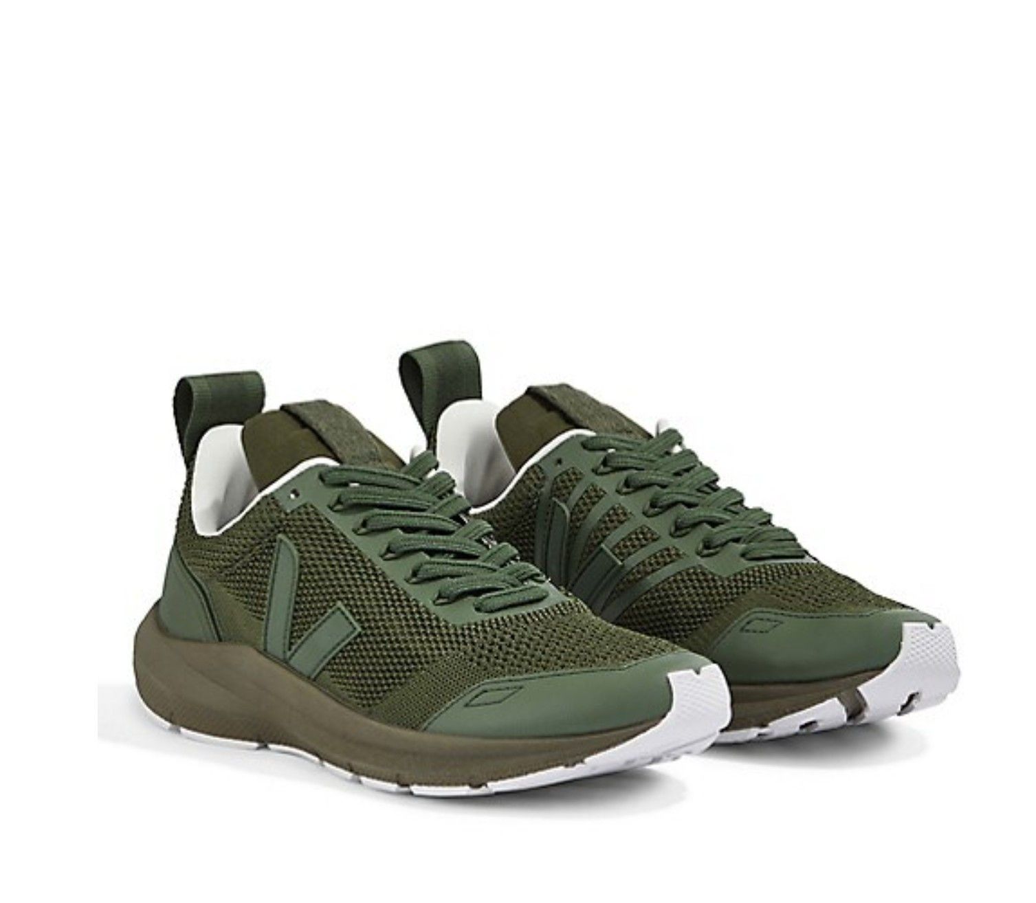 image of Rick Owens x Veja Performance Runner V-Knit - Unisex Shoes in Green, Men's (Size 8)
