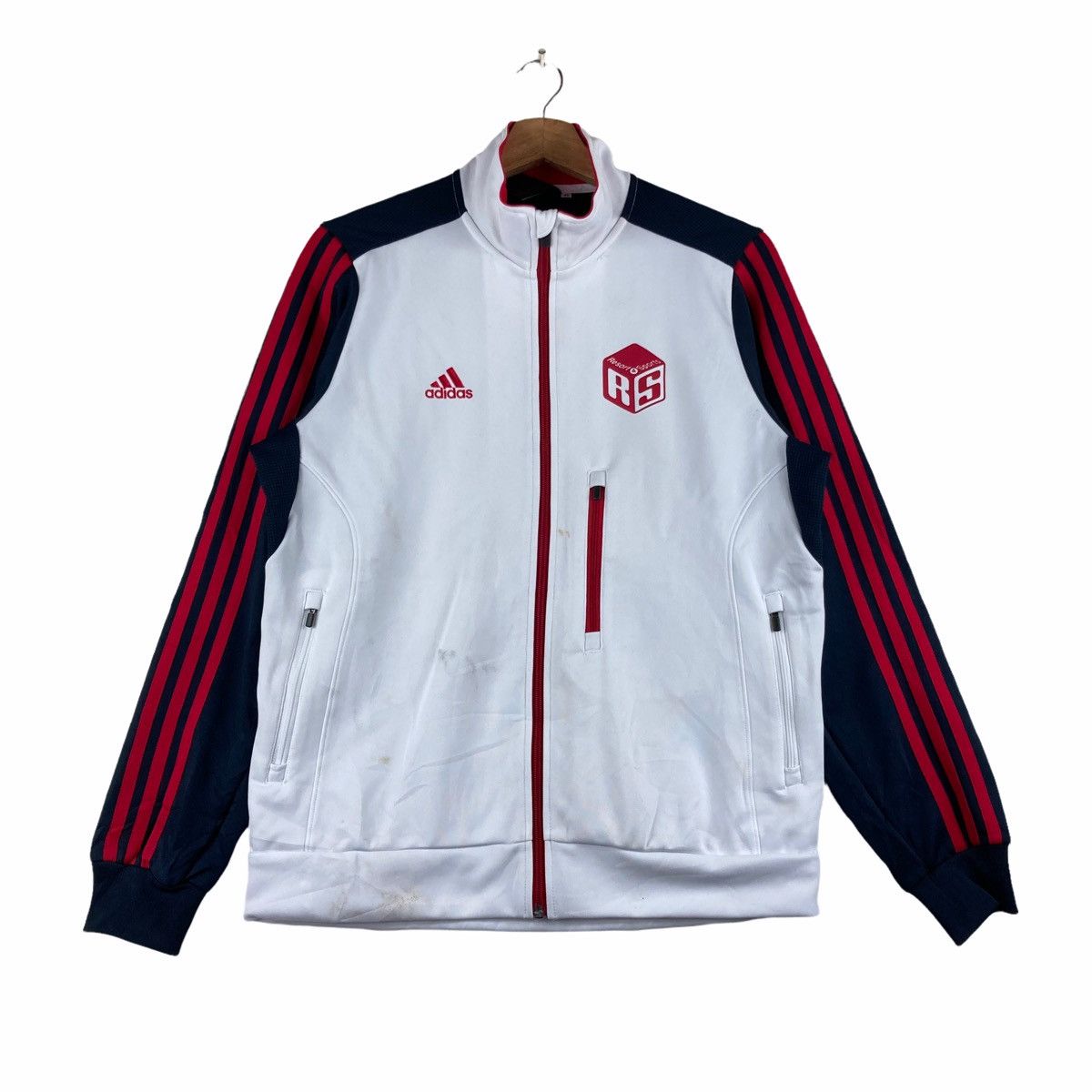 Adidas Vintage JACKET ADIDAS TRACK zip up pullover jumper Size US M / EU 48-50 / 2 - 1 Thumbnail