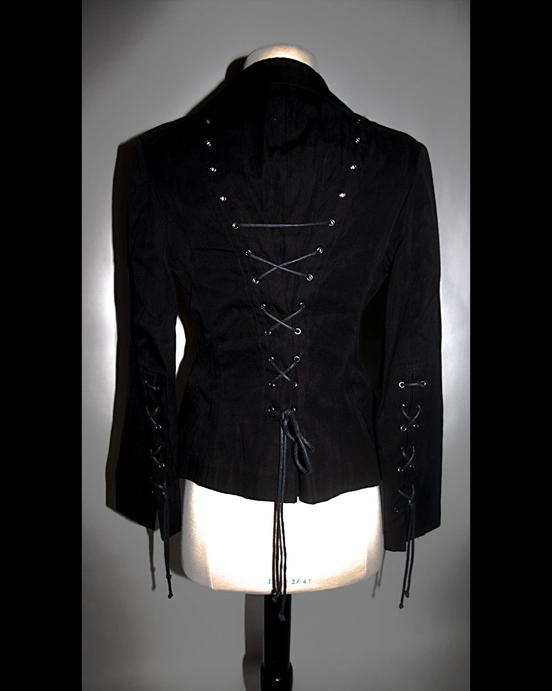 Yohji Yamamoto Corset included tailored jacket *Sample product FD J18-300-1-3 black main image 0