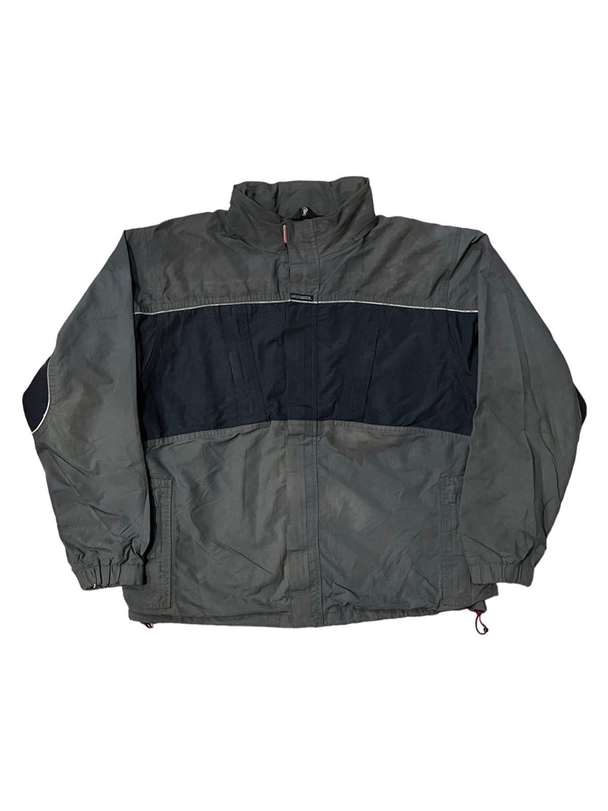 Harley Davidson VERY RARE VINTAGE JACKET WATERPROOF HARLEY DAVIDSON BIG LOGO Size US L / EU 52-54 / 3 - 2 Thumbnail