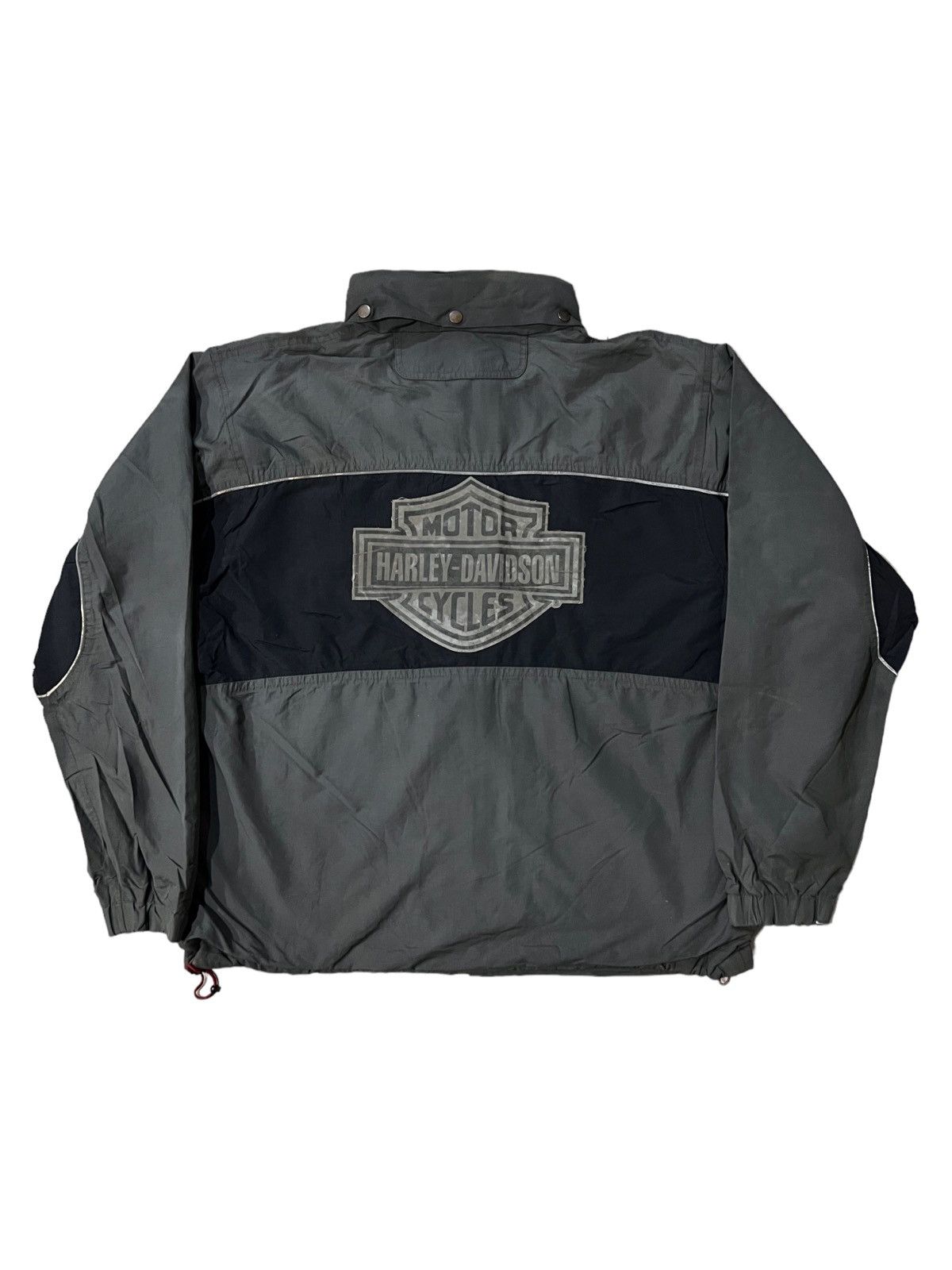Harley Davidson VERY RARE VINTAGE JACKET WATERPROOF HARLEY DAVIDSON BIG LOGO Size US L / EU 52-54 / 3 - 1 Thumbnail
