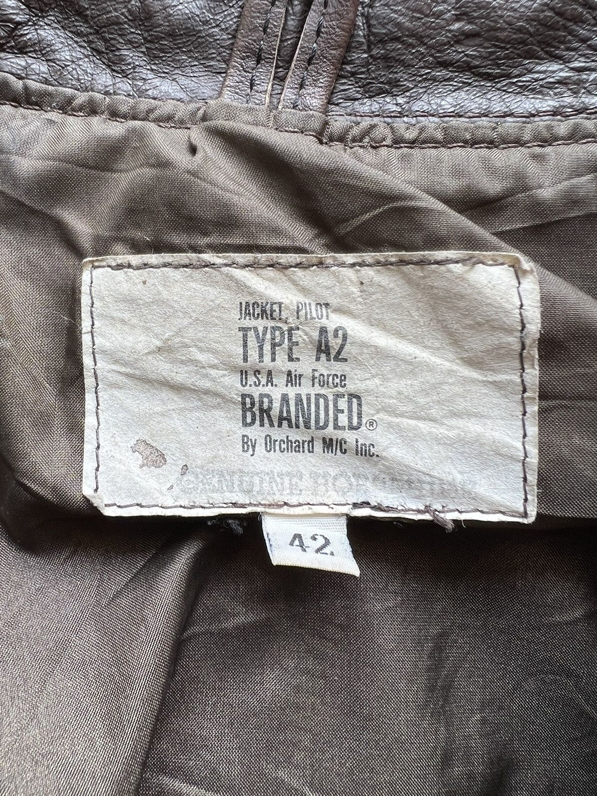 Vintage VERY RARE VINTAGE LEATHER JACKET A2 GENUINE HORSEHIDE Size US L / EU 52-54 / 3 - 4 Thumbnail