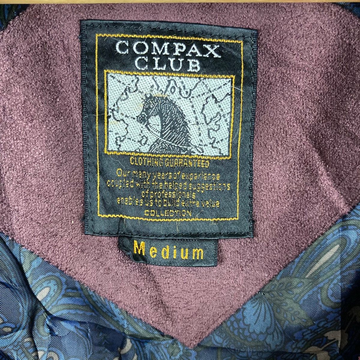 Vintage Vintage JACKET COMPAX CLUB zip up pullover jumper Size US M / EU 48-50 / 2 - 4 Thumbnail