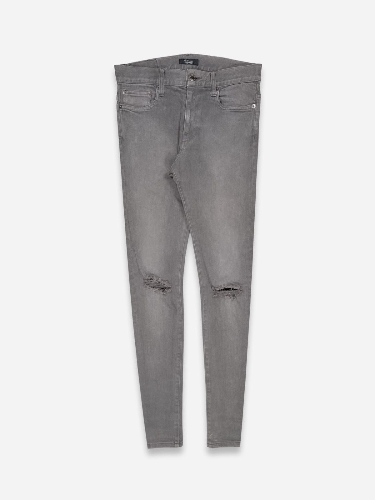 image of Undercover Grey Distressed Jeans, Men's (Size 31)