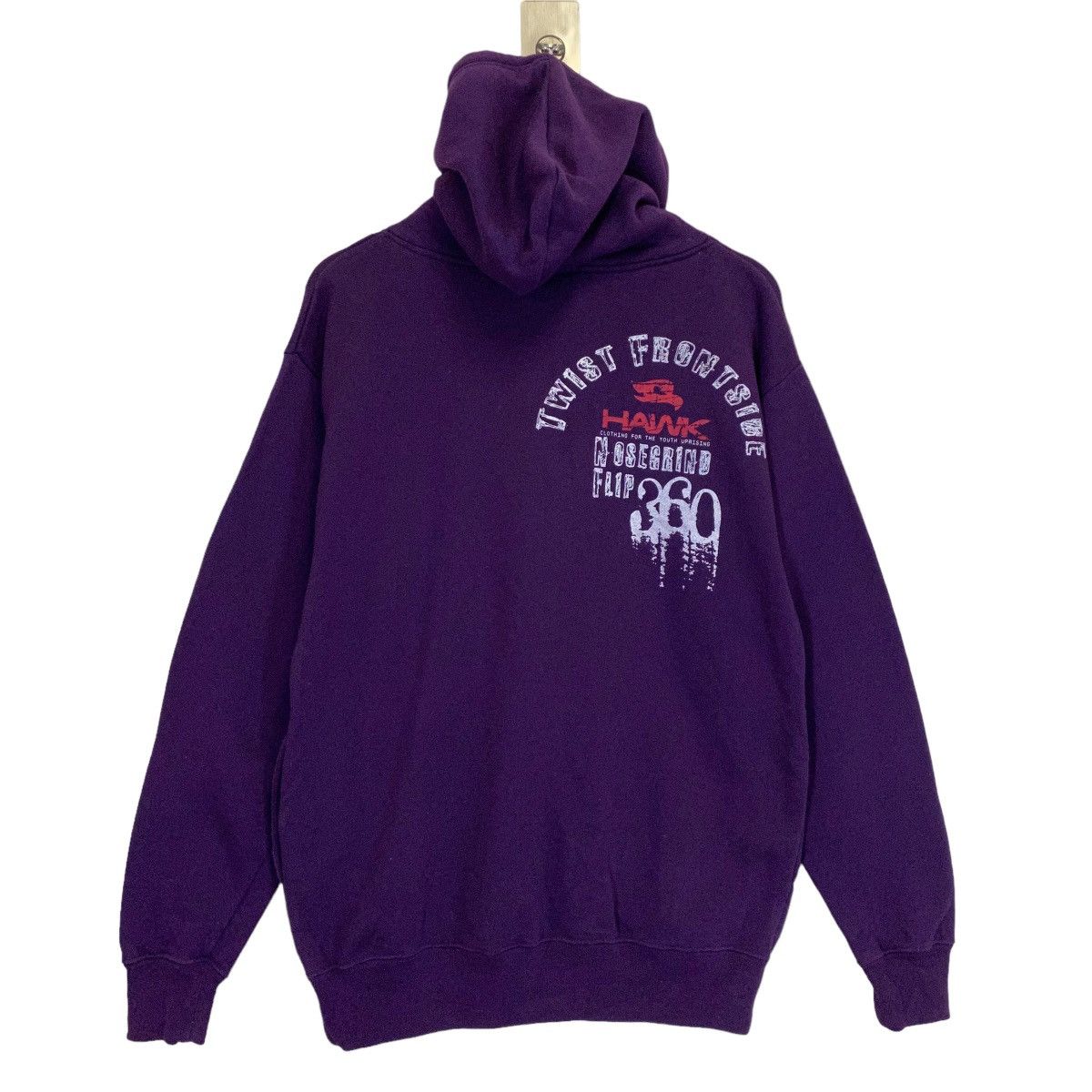 Tony Hawk × Vintage × Welcome Skateboards 90s Tony Hawk Skate Big Logo Pullover Hoodies Size M Size US M / EU 48-50 / 2 - 7 Thumbnail