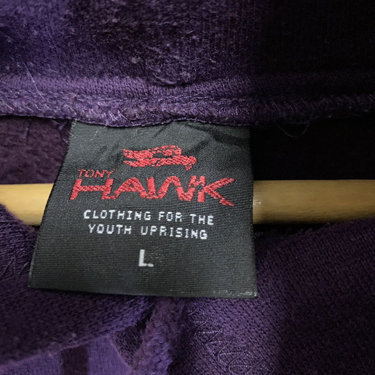 Tony Hawk × Vintage × Welcome Skateboards 90s Tony Hawk Skate Big Logo Pullover Hoodies Size M Size US M / EU 48-50 / 2 - 9 Thumbnail