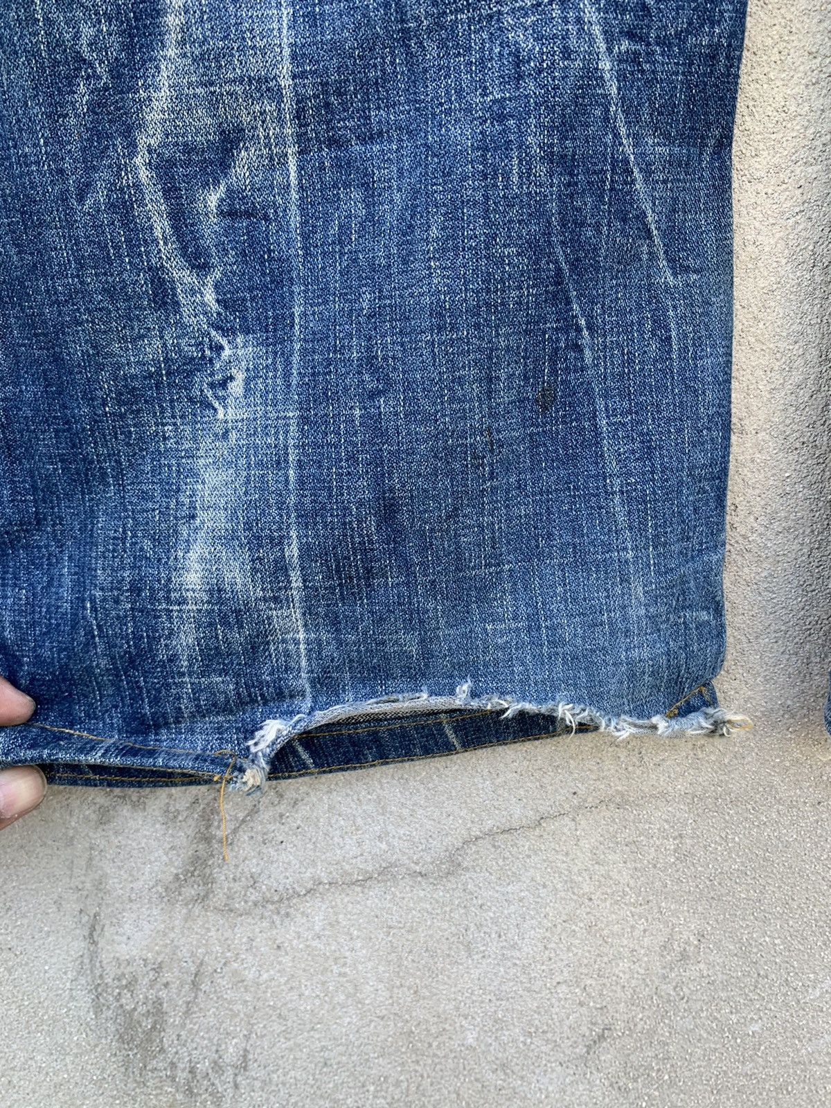 Japanese Brand Japanese Brand Pure Paradise Dirty Flare Denim Pants Size US 28 / EU 44 - 16 Thumbnail