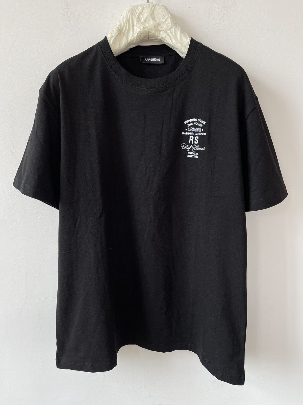 Raf Simons Raf Simons Burning Down The House Embroidered t-shirt Size US M / EU 48-50 / 2 - 2 Thumbnail