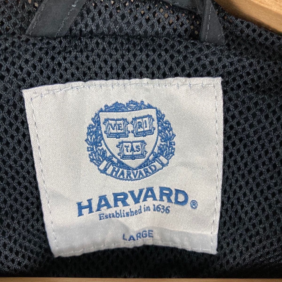 Vintage Vintage JACKET HARVARD zip up button hoodie pullover jumper Size US L / EU 52-54 / 3 - 4 Thumbnail