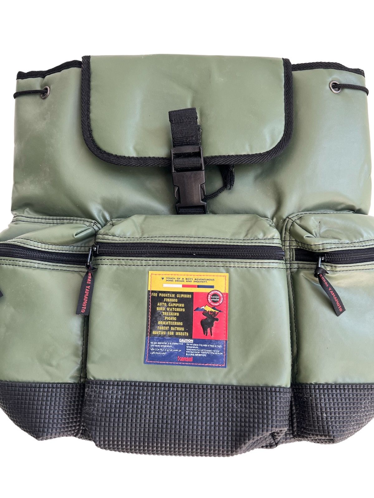 Kansai Yamamoto ARCHIVE🔥NOS Kansai Yamamoto for Outdoor Adventure Back Pack Size ONE SIZE - 3 Thumbnail