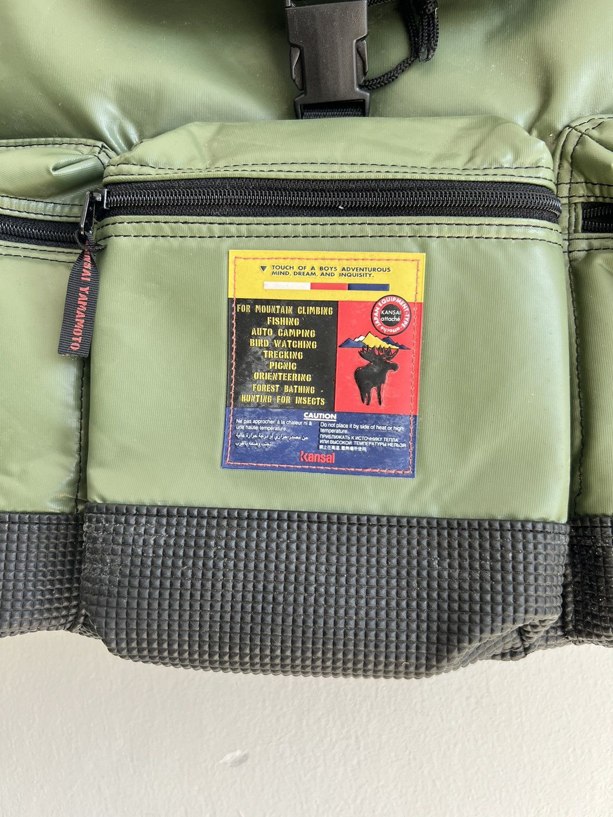 Kansai Yamamoto ARCHIVE🔥NOS Kansai Yamamoto for Outdoor Adventure Back Pack Size ONE SIZE - 6 Thumbnail