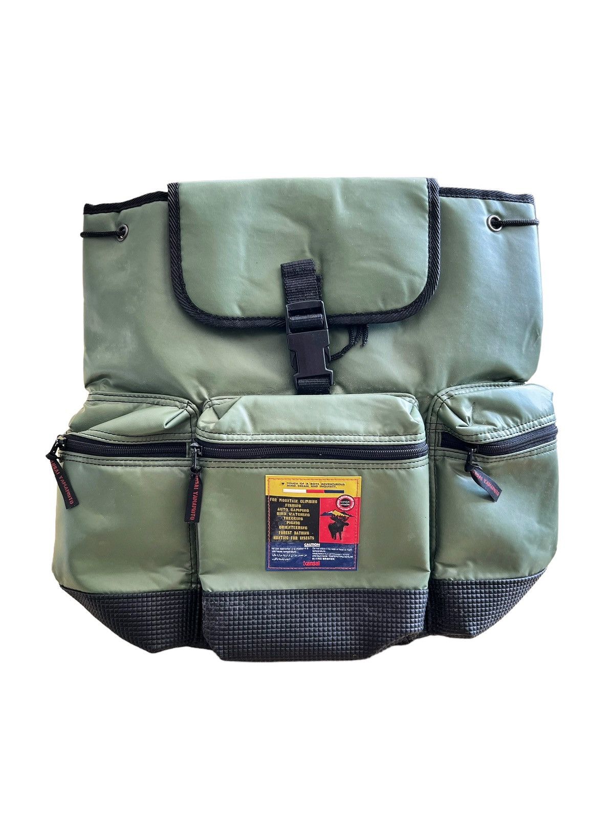Kansai Yamamoto ARCHIVE🔥NOS Kansai Yamamoto for Outdoor Adventure Back Pack Size ONE SIZE - 2 Thumbnail