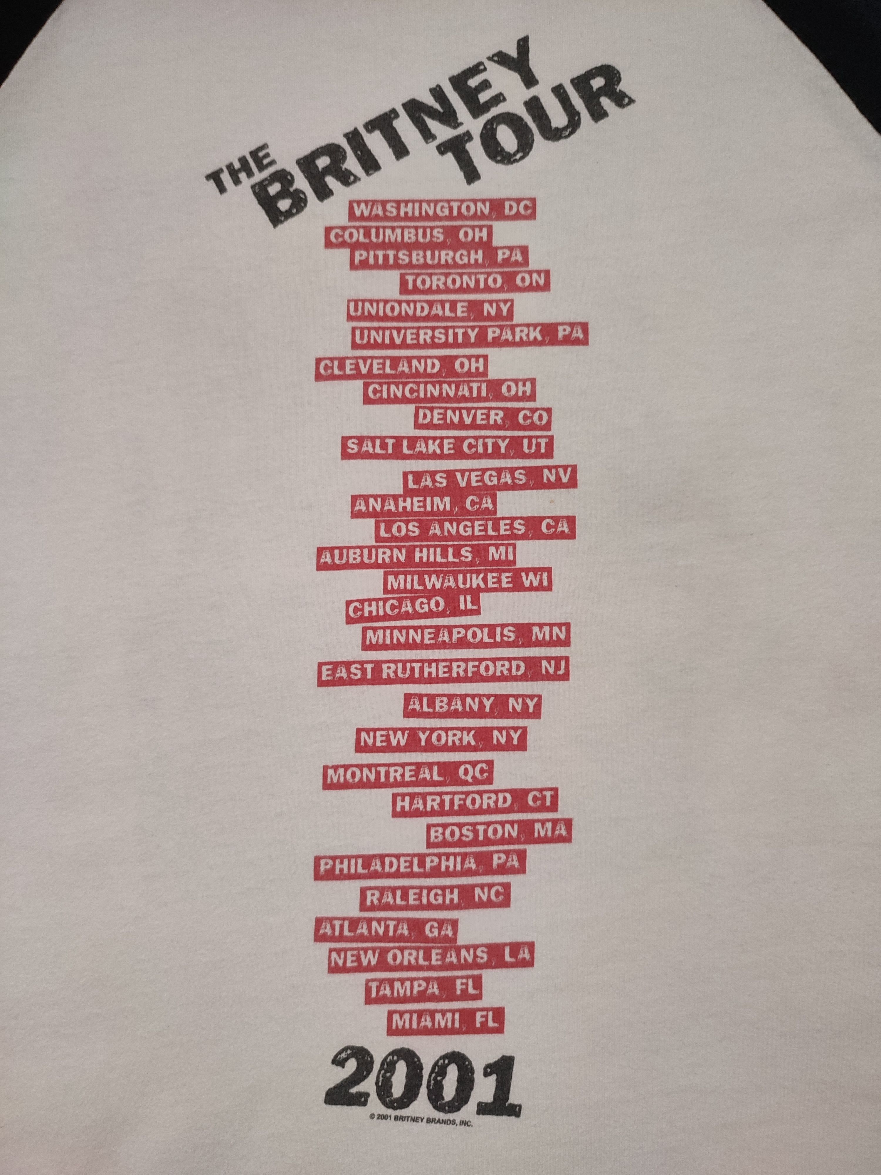 Band Tees ♦️Vintage Britney Spears 2001 Shirt Size US L / EU 52-54 / 3 - 6 Thumbnail