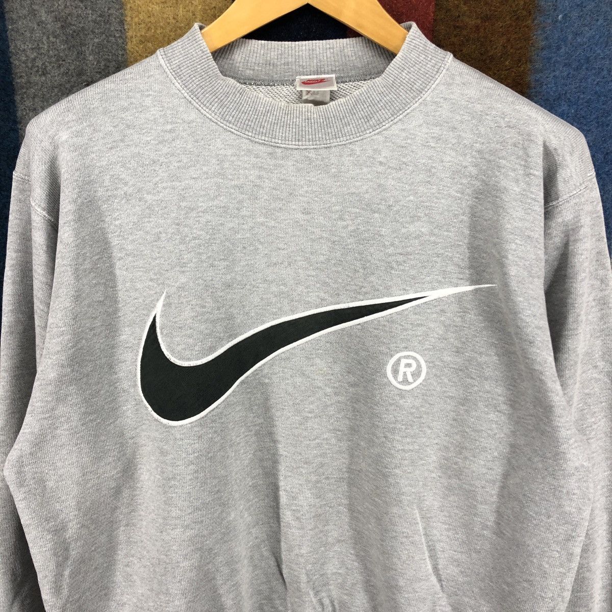 Nike 90s Vintage NIKE Grey Label Sweatshirt #2711-98 Size US M / EU 48-50 / 2 - 2 Thumbnail