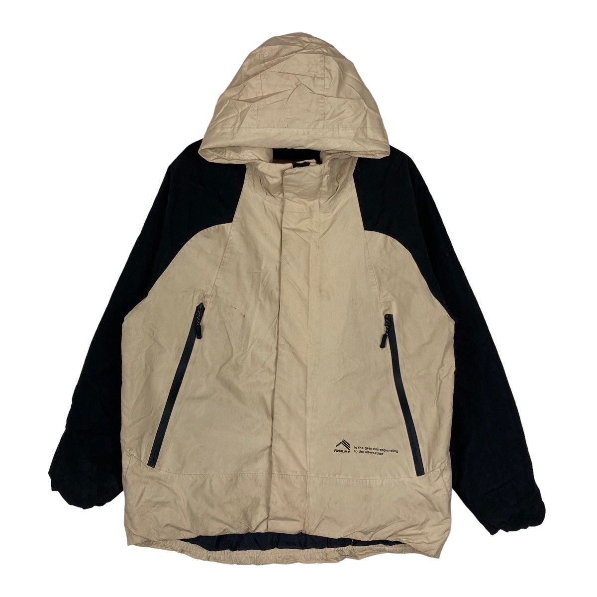 Vintage Vintage Fieldcore Two Tone Zip Up Windbreaker Jacket Size US XL / EU 56 / 4 - 1 Thumbnail