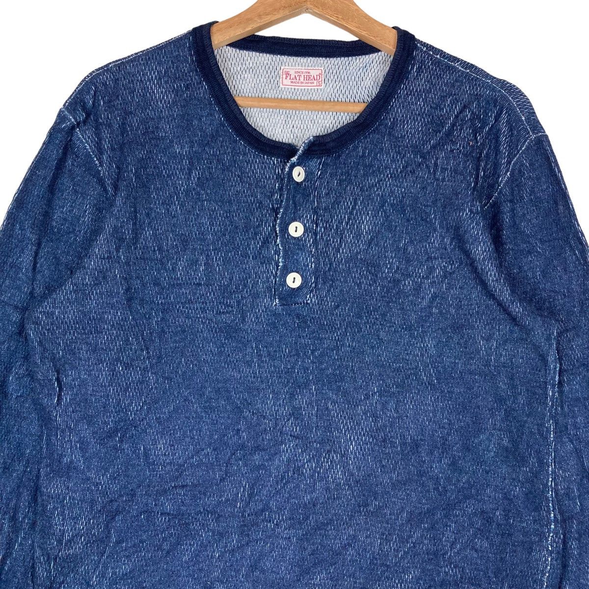 The Flat Head Vintage Flat Head Pullover Jumper Tshirt Size US S / EU 44-46 / 1 - 2 Thumbnail