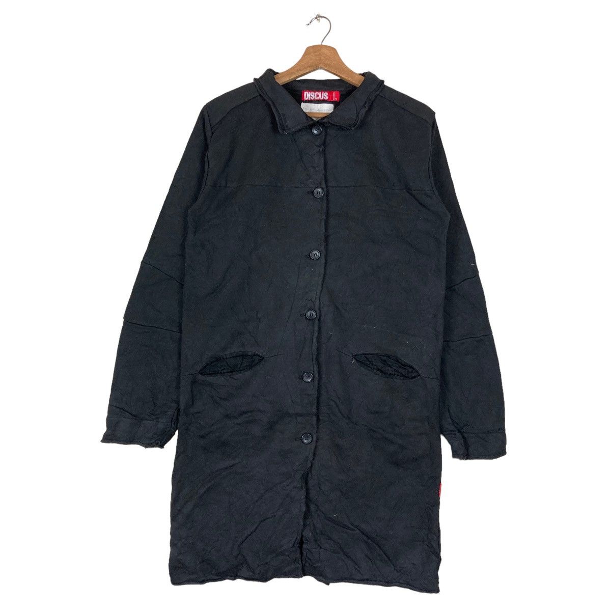 Vintage Vintage Discus Button Up Double Pocket Long Jacket Size US L / EU 52-54 / 3 - 1 Thumbnail