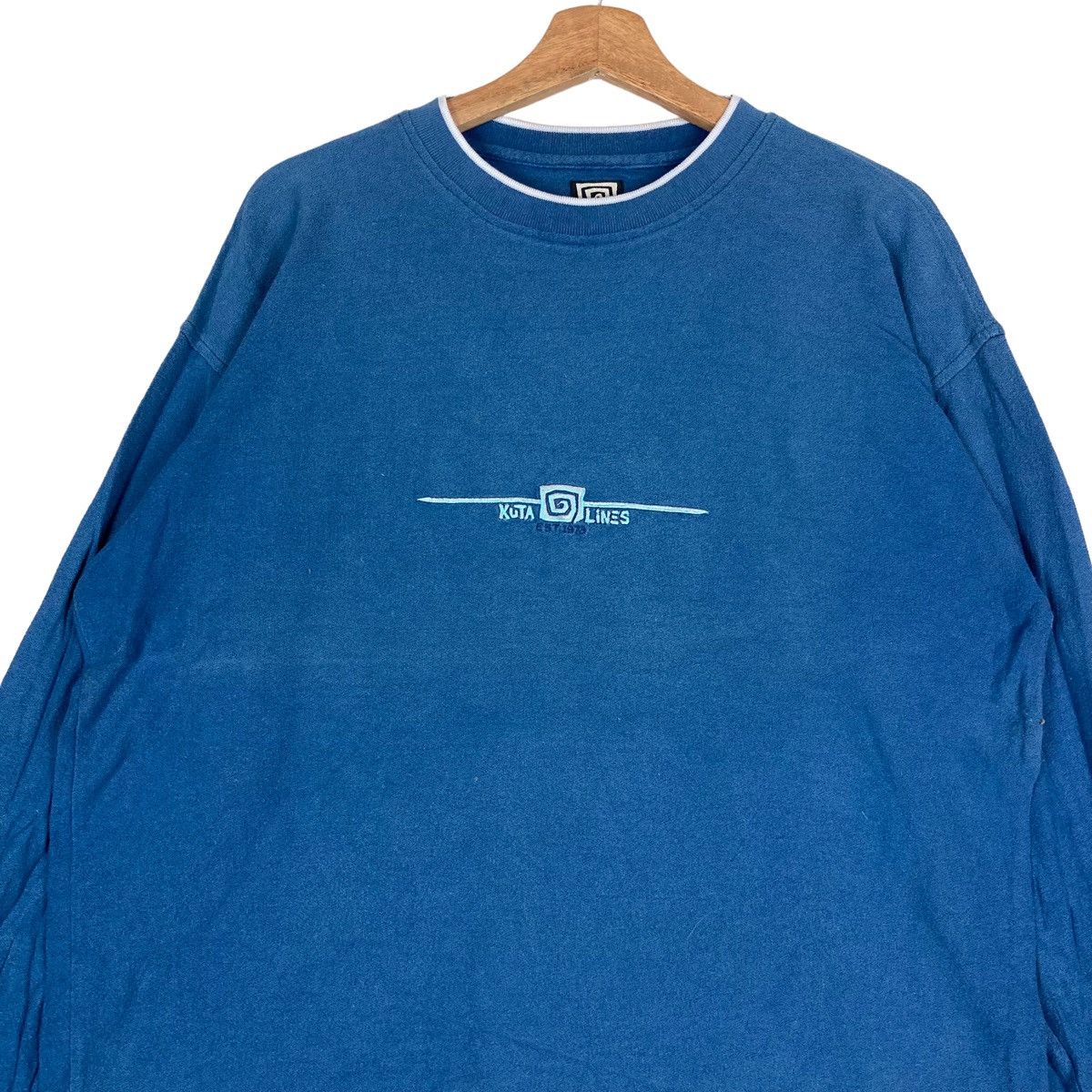 Vintage Vintage Kuta Lines Spell Out Pullover Jumper Sweatshirt Size US S / EU 44-46 / 1 - 2 Thumbnail