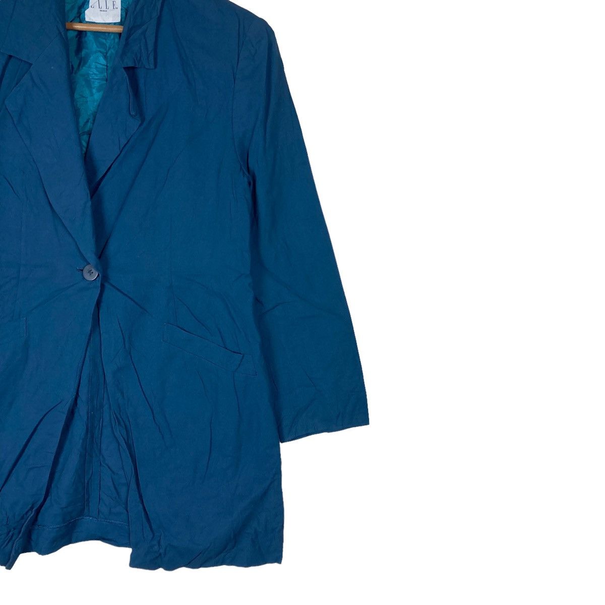 Vintage Vintage Elle Paris Flat Button Coat Jacket Size US S / EU 44-46 / 1 - 3 Thumbnail