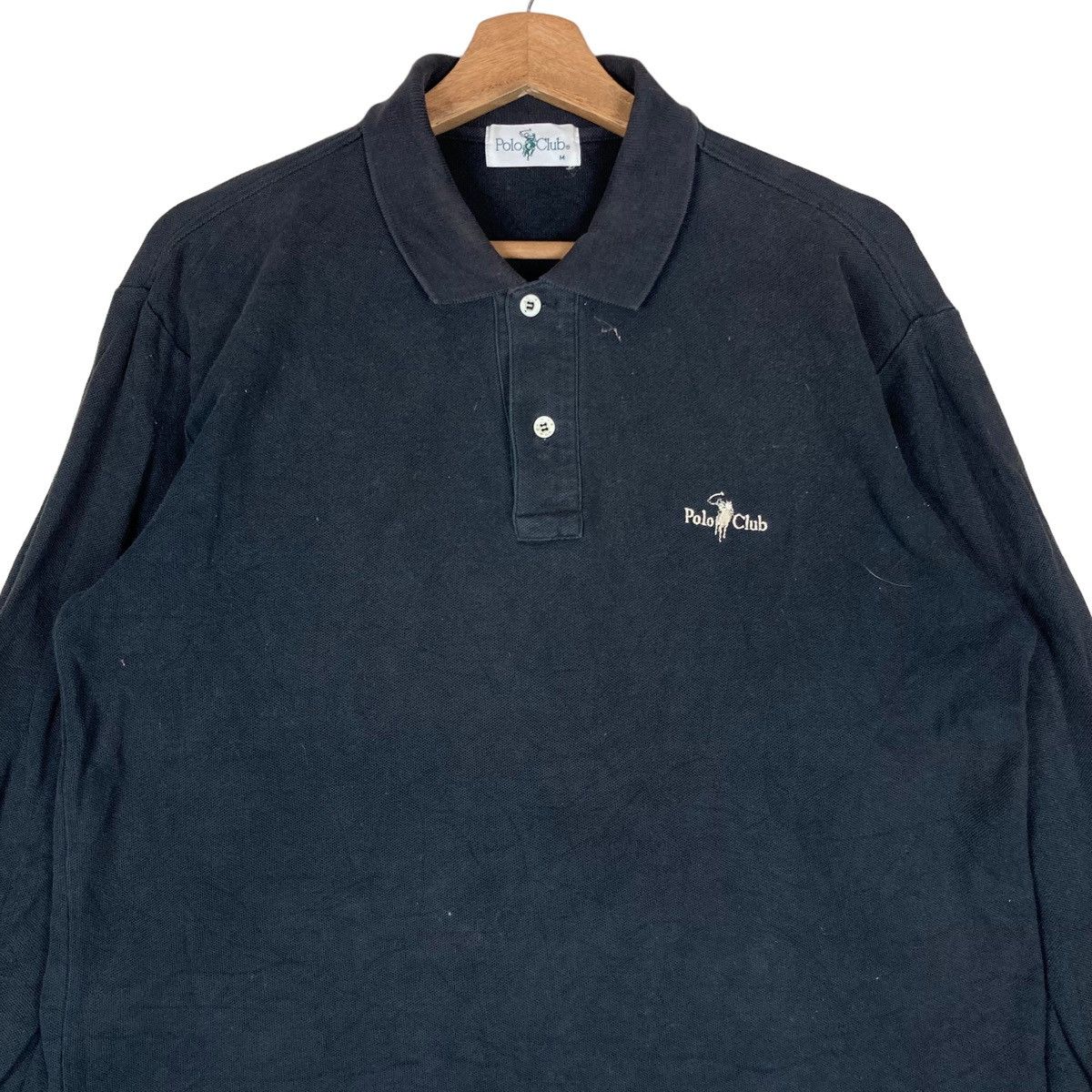 Vintage Vintage Polo Club Pullover Jumper Polo Shirt Size US M / EU 48-50 / 2 - 2 Thumbnail