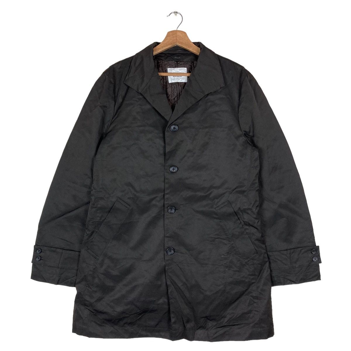 Takeo Kikuchi Vintage Japanese Takeo Kikuchi Flat Button Coat Jacket Size US M / EU 48-50 / 2 - 1 Thumbnail